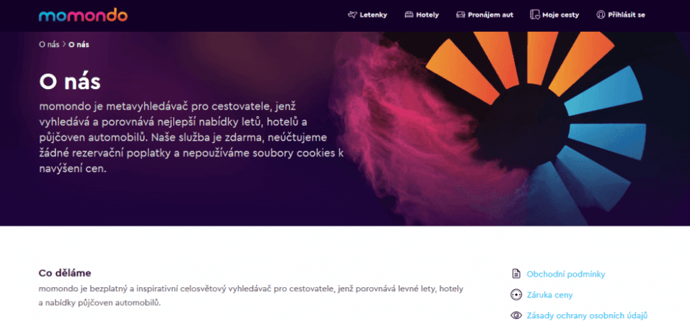 o společnosti momondo.cz