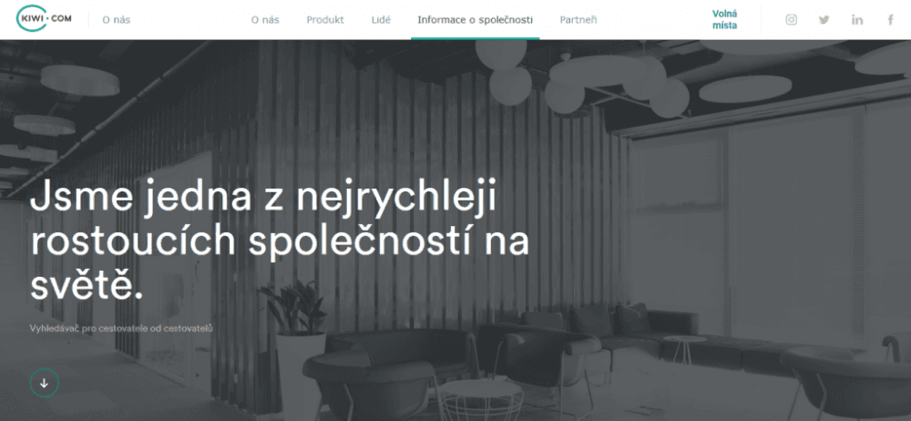 o společnosti kiwi.com