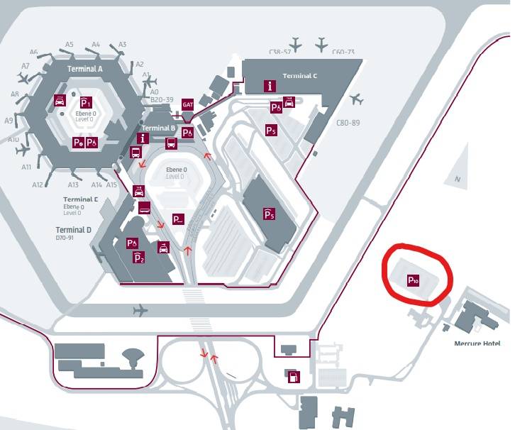 Parkoviště pro dlouhodobé parkování P10