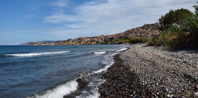 pláž Molyvos, Lesbos
