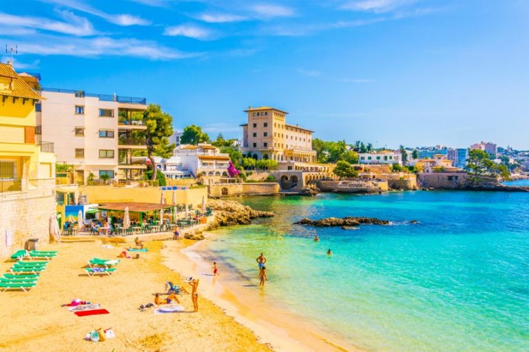 Cala Mayor beach at Palma de Mallorca