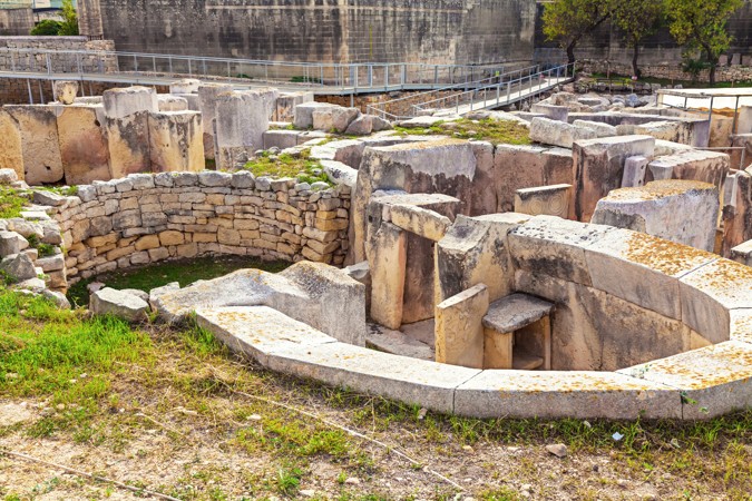 Hagar Qim, ancient Megalithic Temple of Malta