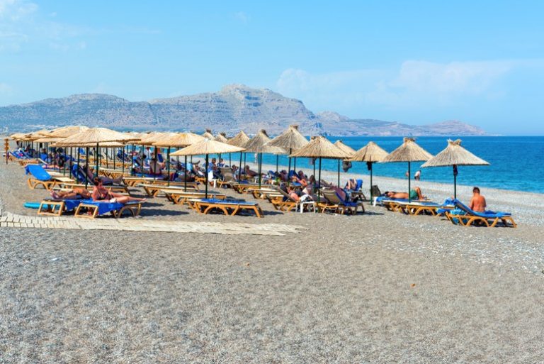 Kalathos beach. Rhodos