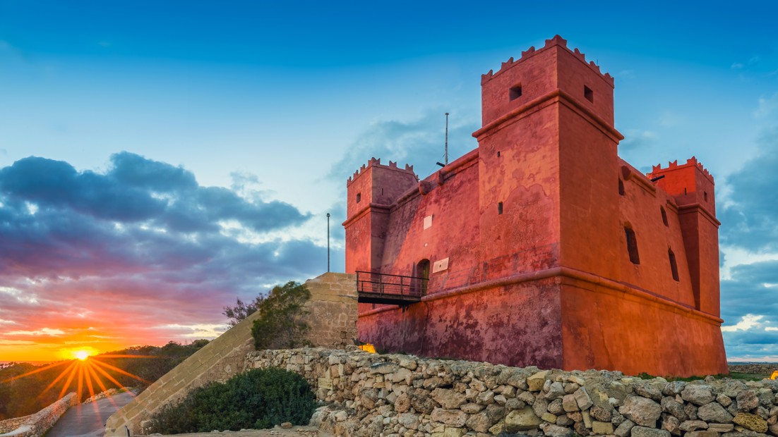 St. Agatha's Tower (Red tower) Malta