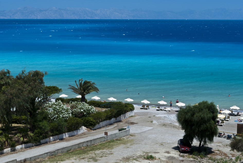 ixia na ostrově rhodos