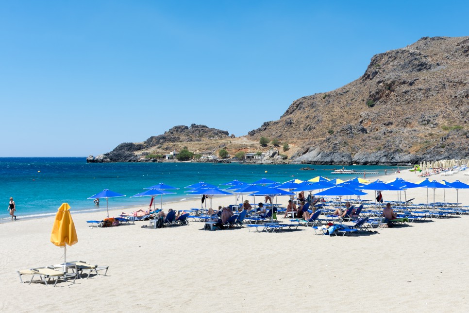 pláž Damnoni, Kréta