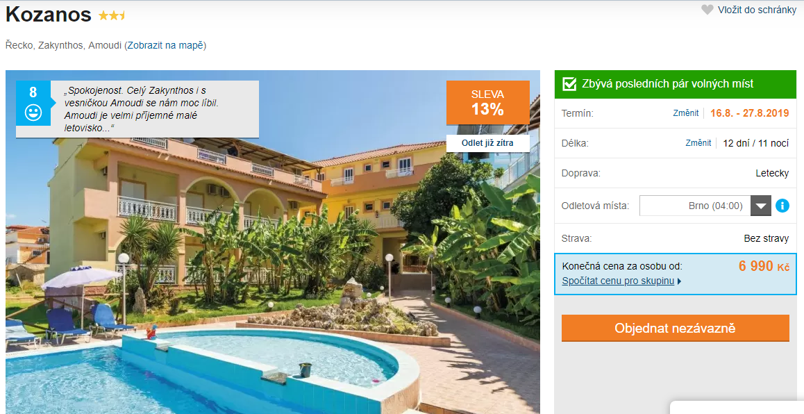 Dovolená na Zakynthosu