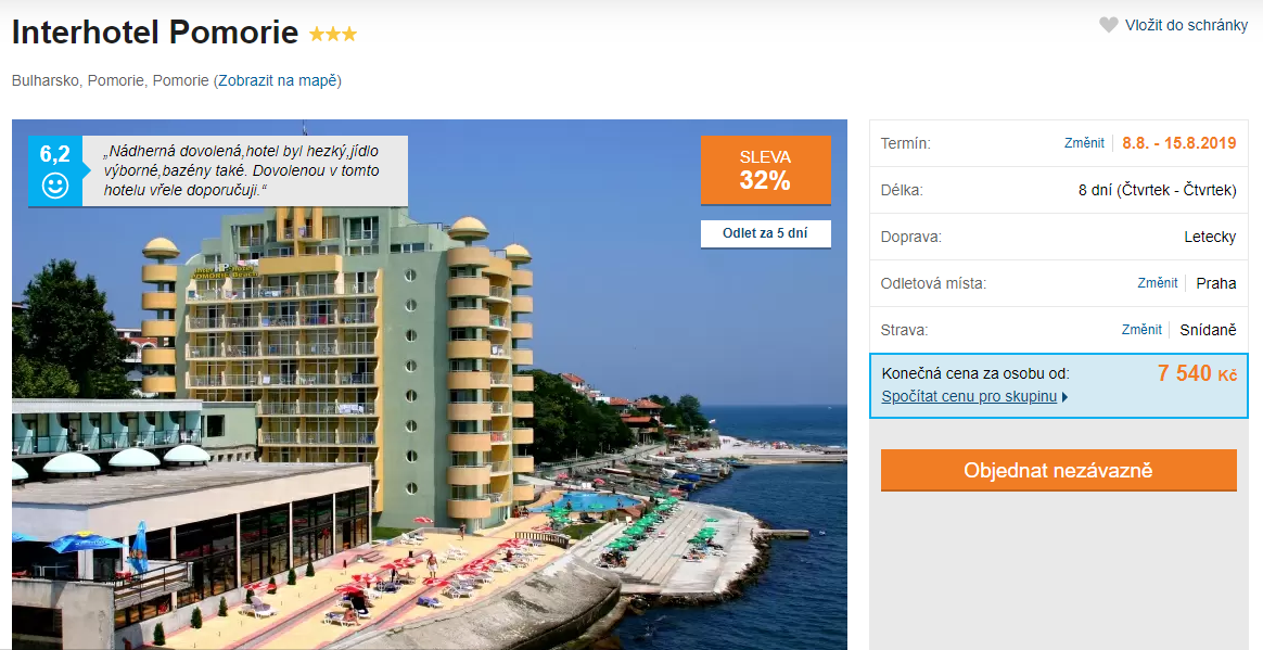 Dovolená v Bulharsku