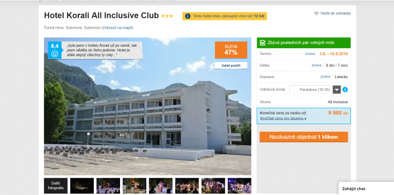 Zájezd do Černé Hory