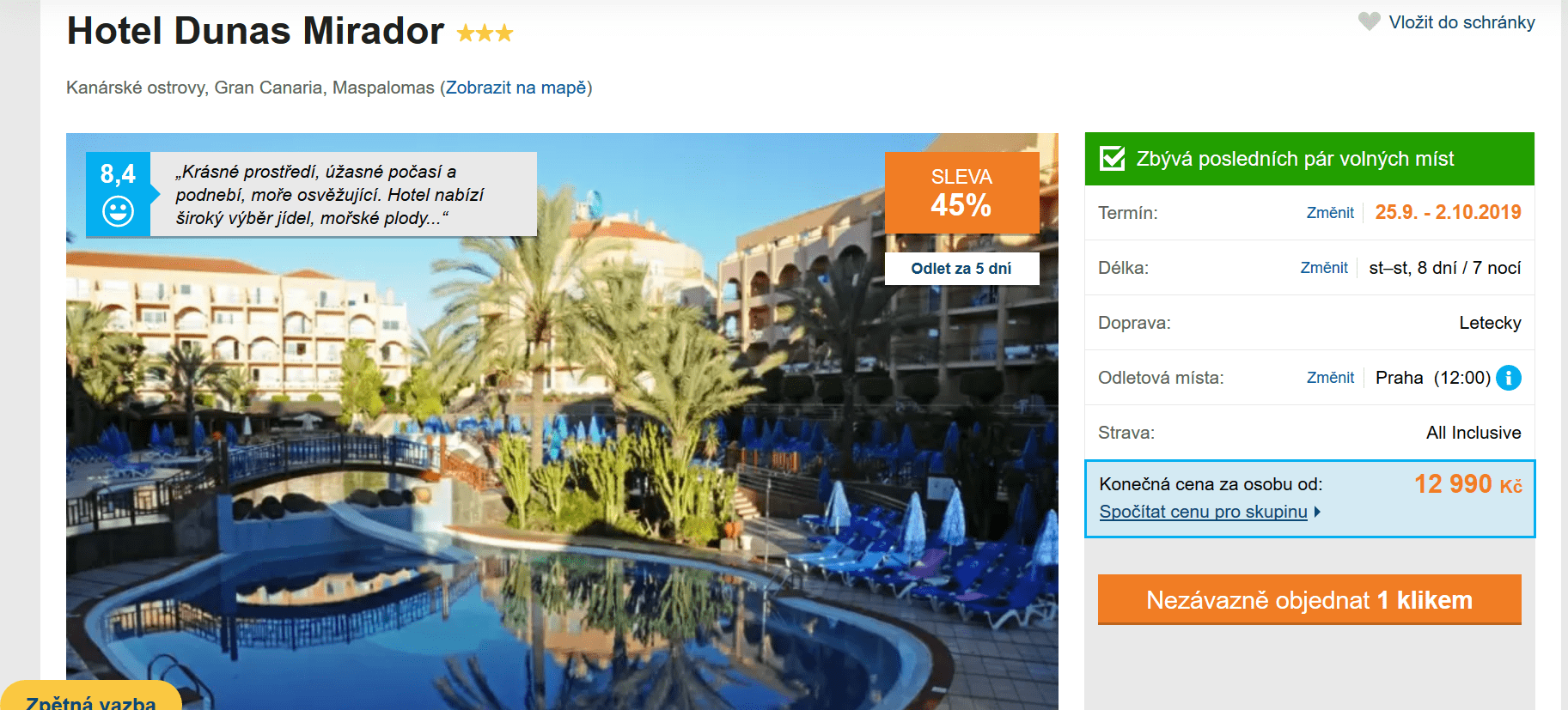 Zájezd Gran Canaria