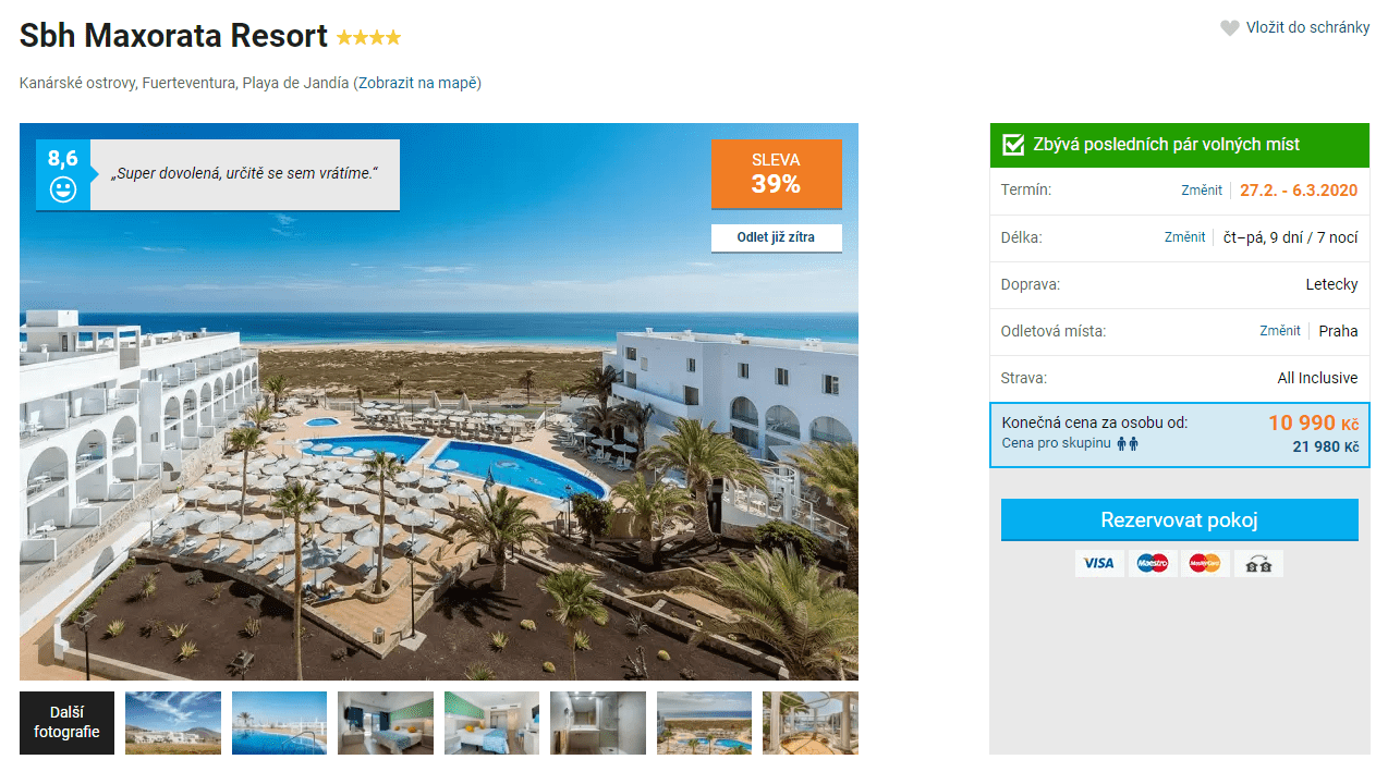 Zájezd na Fuerteventuru