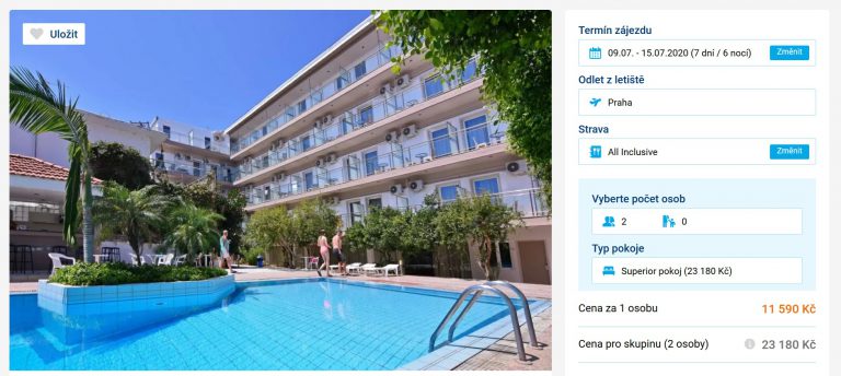 zájezd Kréta červenec