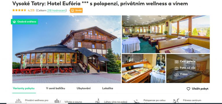 pobyt v Tatrách, slovensko