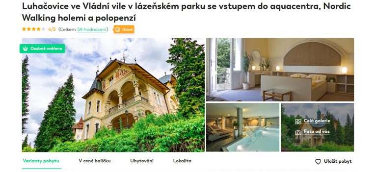 pobyt Luhačovice Travelking