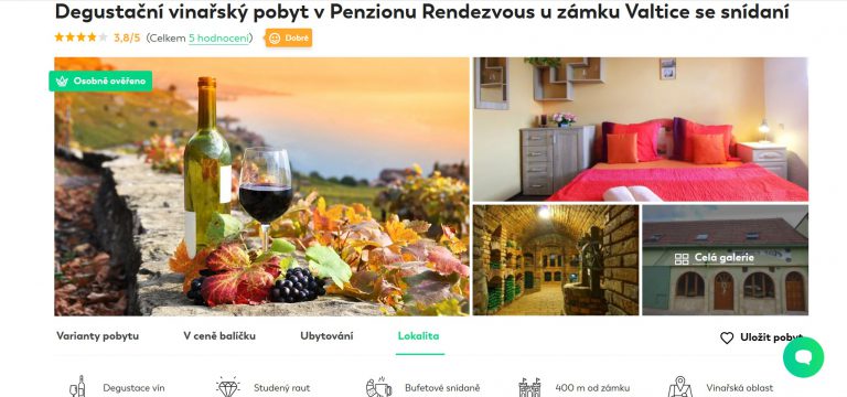 dovolená v česku, valtice, travelking