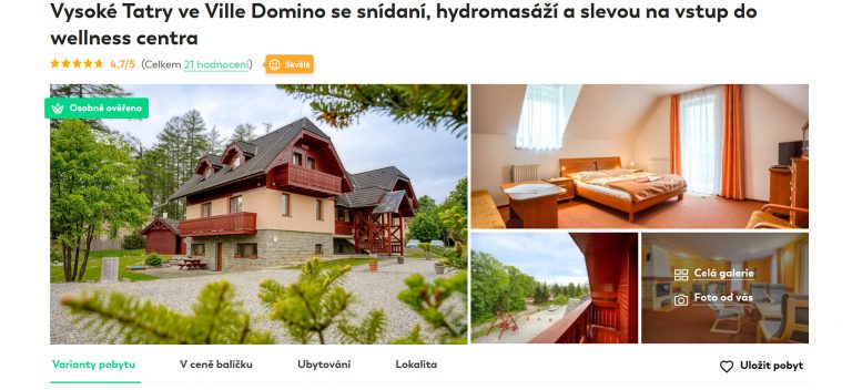 pobyt v Tatrách slovensko