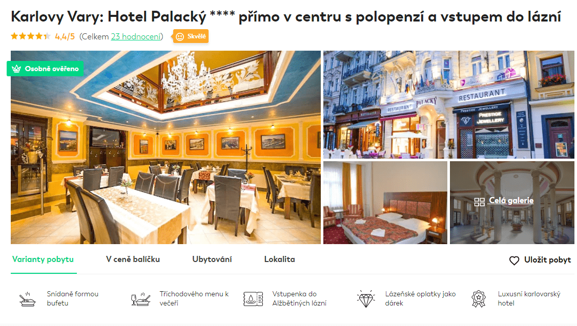 Pobyt v Karlových Varech