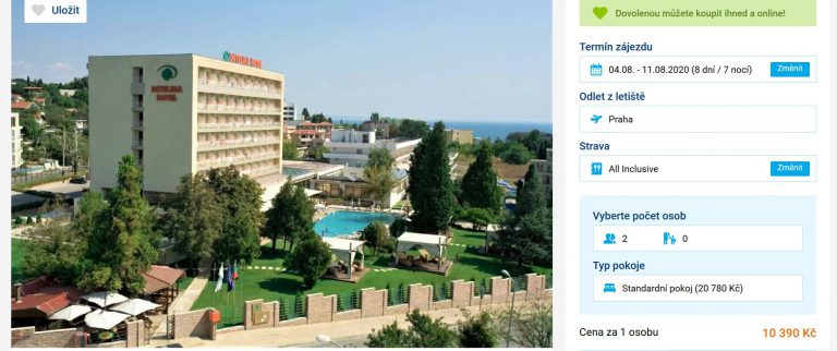 zájezd bulharsko invia