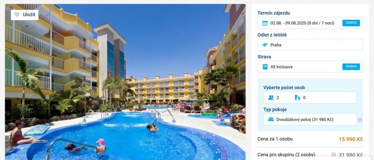 zájezd Costa Caleta Invia