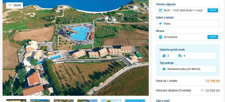 zájezd kefalonia červenec