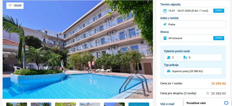 zájezd kréta červenec