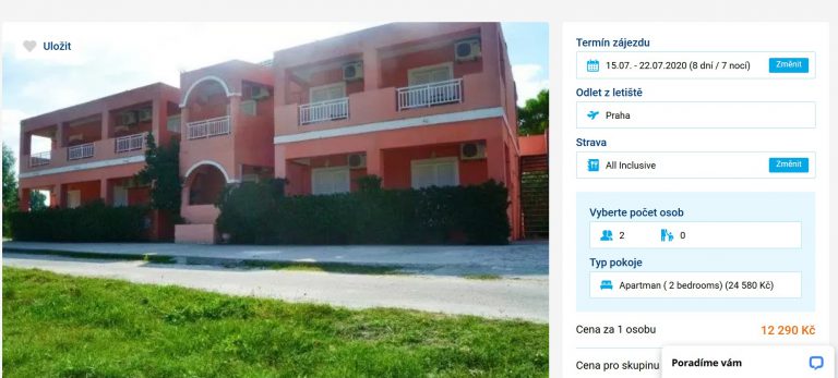 zájezd zakynthos červenec