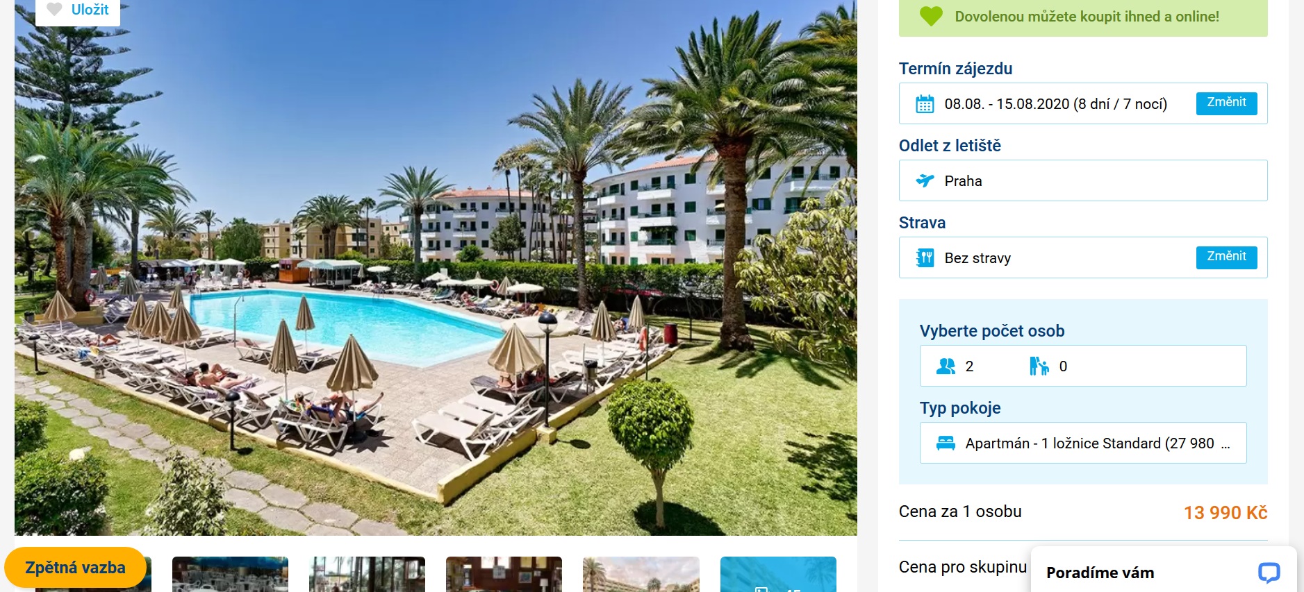 zájezd jardin del atlantico invia