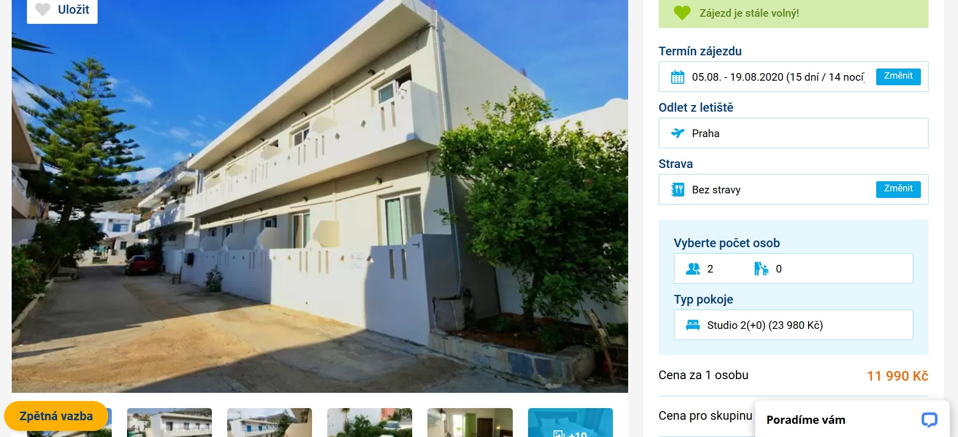 zájezd corali invia