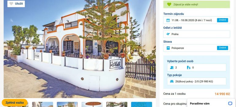 zájezd koralli invia