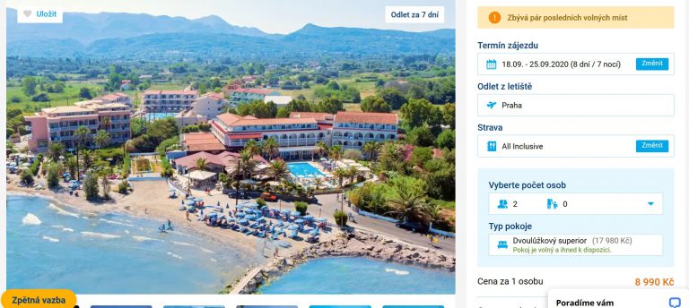 zájezd angela beach