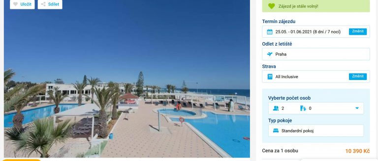 zájezd El Mouradi Club Selima Invia